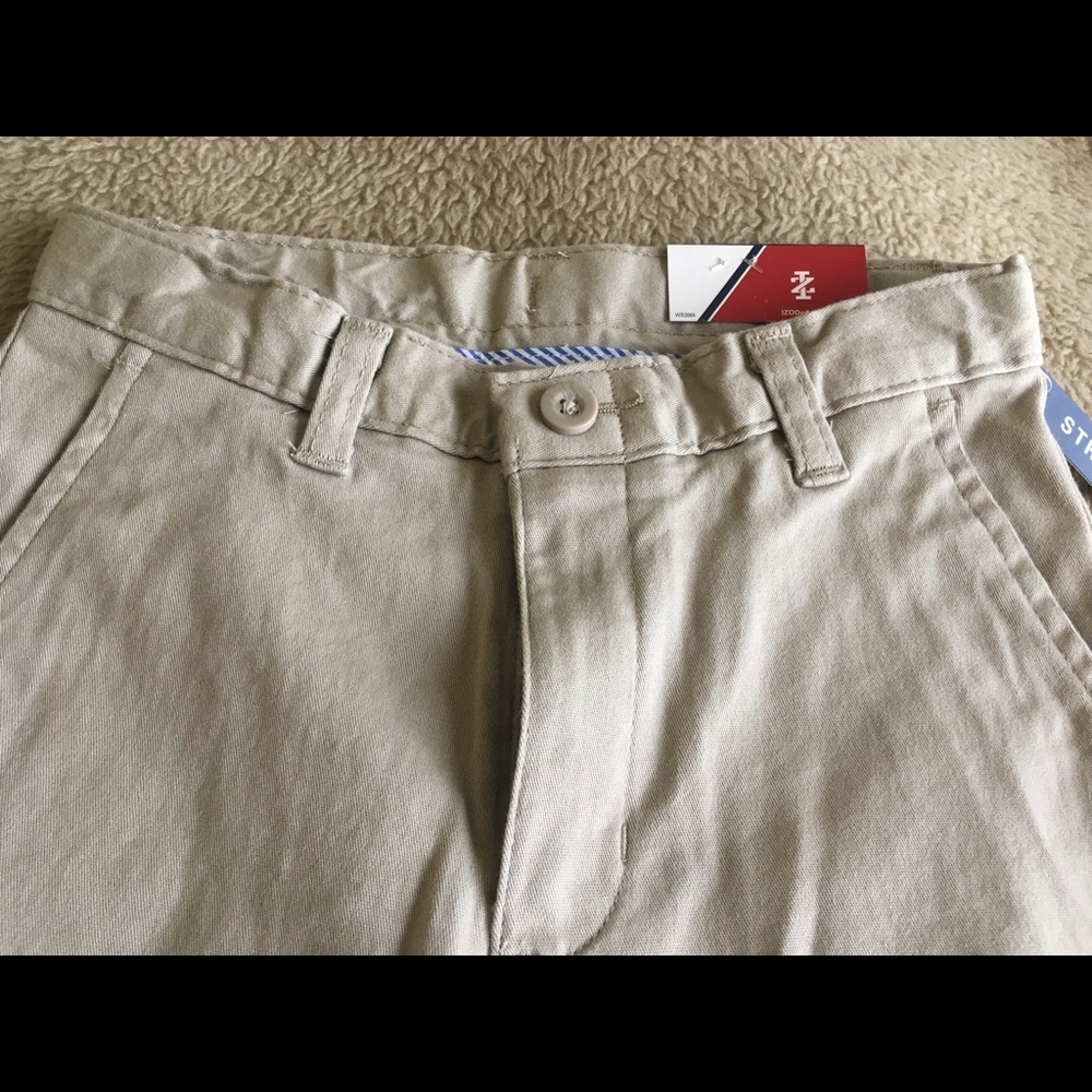 Brand New with tags Izod Khaki uniform pants - Picture 3 of 4